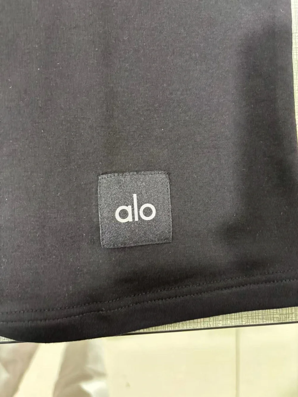 Alo Yoga Black Double Take Short Sleeve T-Shirt Brand New